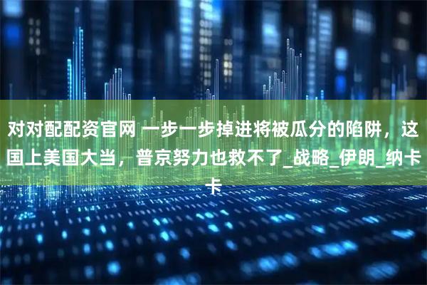 对对配配资官网 一步一步掉进将被瓜分的陷阱,这国上美国大当,普京努力也救不了_战略_伊朗_纳卡